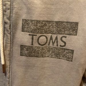 TOMS zip up hoodie (Size small)